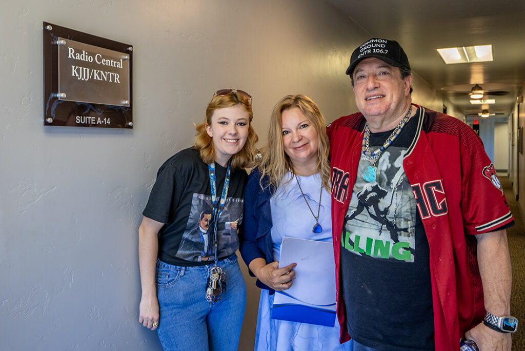 Photo of Lets Find Common Ground radio show cast and engineer